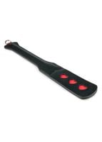 pejcz-long leather paddle with heart