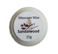 Wosk do masażu DRZEWO SANDAŁOWE 25g