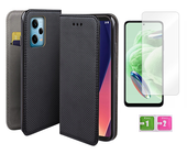 Etui z klapką do XIAOMI REDMI NOTE 12 5G case smart magnet + szkło na ekran