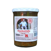 Bulion wołowy z warzywami gotowany na kościach dla psa 400ml | superfood