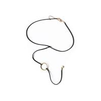 naszyjnik choker kółeczko i gwiazdka n465