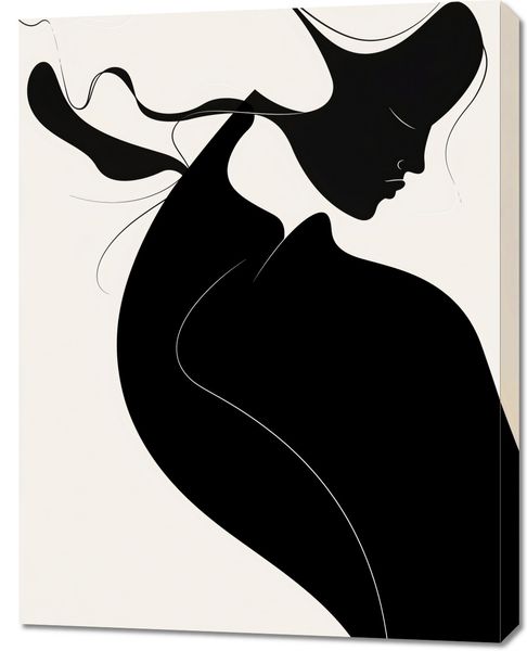 Obraz 70x90cm Redukcja do Zarysu zdjęcie 1