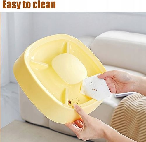 QIODAZOO żółta miska dla psa kota 4 przegrody na Arena.pl