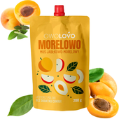 OWOLOVO Morelowo Mus jabłkowo-morelowy 200 g