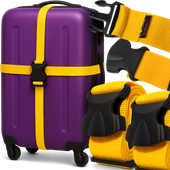 2X PAS ZABEZPIECZAJĄCY DO WALIZKI TORBY BAGAŻU MOCNY PASEK SPINAJĄCY BAGAŻ