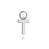 MINET Srebrny wisiorek mała litera „T”