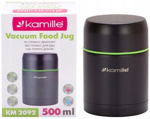 TERMOS OBIADOWY STALOWY LUNCH MISECZKA 500 ml 0,5l na Arena.pl