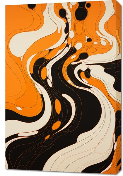 Obraz 60x90cm Tańczący Atrament zdjęcie 1