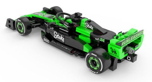 Bolid 1:24 Stake F1 Team Kick Sauber C44 Klocki Zielony Rastar na Arena.pl