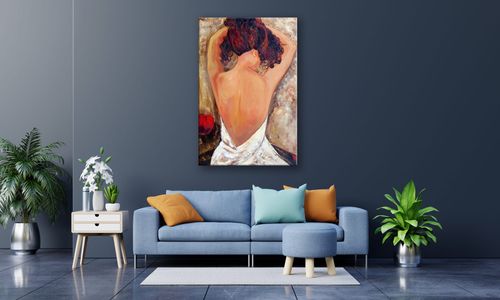 OBRAZ NA PŁÓTNIE 055 Kobieta 40x60cm na Arena.pl