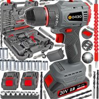 Bezszczotkowa WIERTARKO WKRĘTARKA Udarowa AKUMULATOROWA 20V 2xAKU