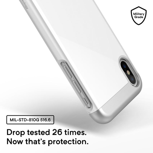 Caseology Savoy Case Etui do iPhone Xs/X (White) na Arena.pl