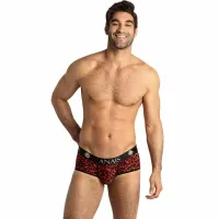 anais men tribal brief s czerwone figi z mikrofibry z motywem zwierzęcym