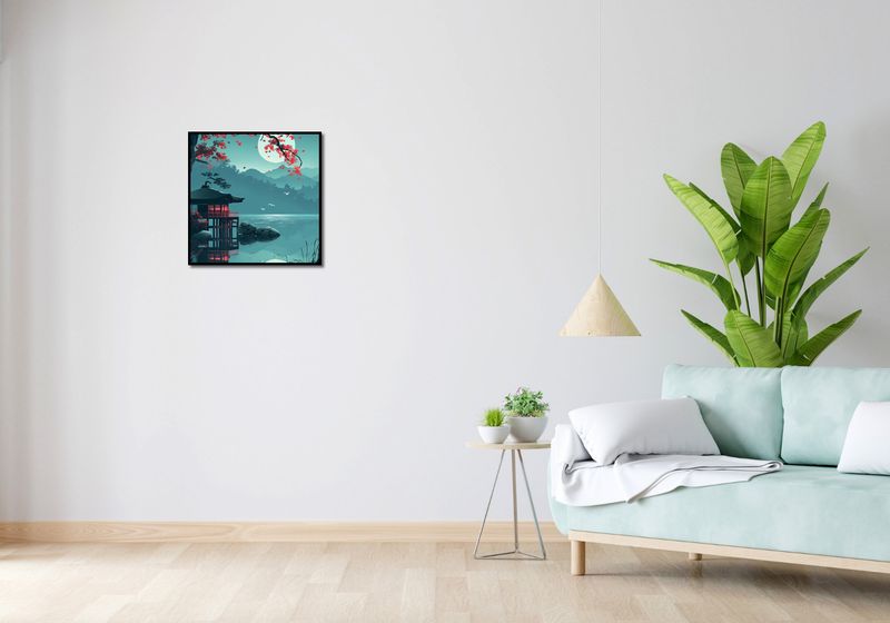 Plakat 50x50cm Japoński Pawilon zdjęcie 4