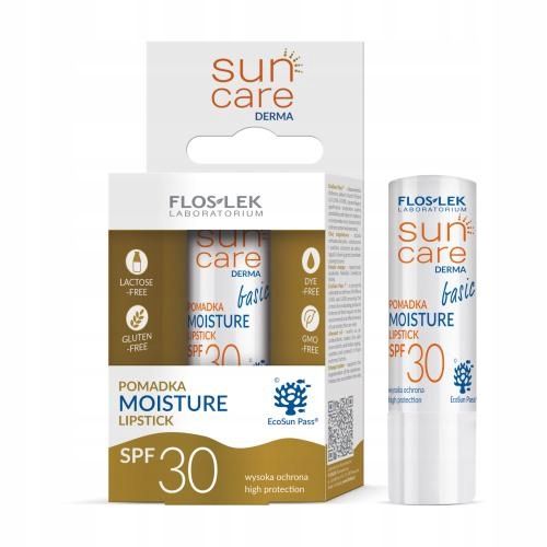 FLOS-LEK Sun Care Derma Moisture Pomadka ochronna SPF 30, 4 g zdjęcie 1