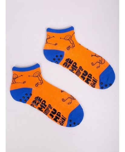 SKARPETKI KRÓTKI NA TRAMPOLINY ABS SKS-0021 27-30 wzór - dziewczynka na Arena.pl