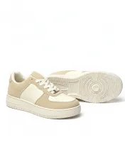Beżowe sneakersy na platformie Brigitte 38