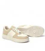 Beżowe sneakersy na platformie Brigitte 38