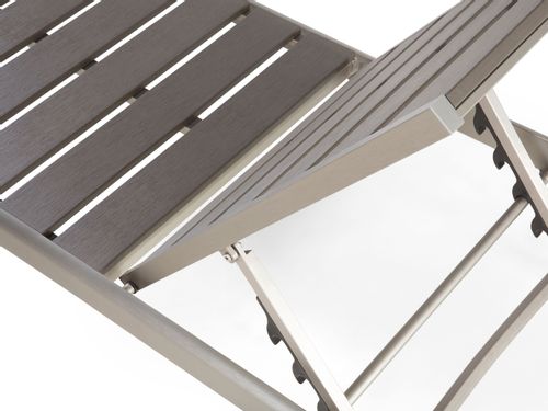 Leżak ogrodowy szary NARDO na Arena.pl
