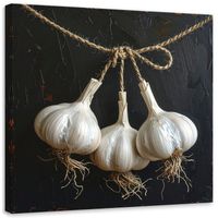 Obraz do kuchni restauracji baru jadalni, Suszony czosnek 40x40