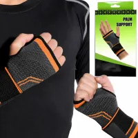 Opaska stabilizator ściągacz na nadgarstek orteza ręki sportowa z taśmą