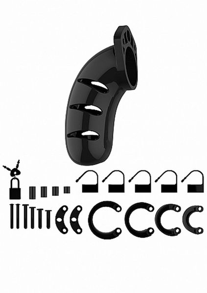 Model 03   Chastity   4.5   Cock Cage   Black zdjęcie 3