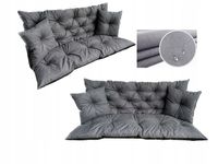 Poduszka na ławkę hustawkę 180x60x50 poduszka ogrodowa wodoodporna