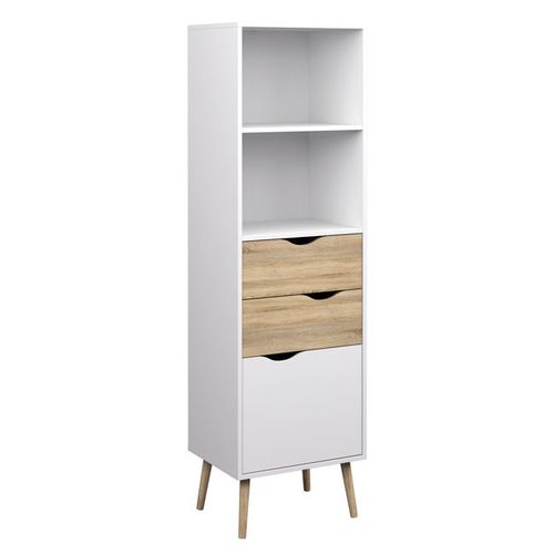 Regał Oslo 2S1D w stylu retro na Arena.pl