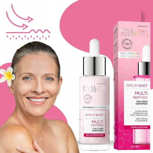 Eveline multipeptydowe serum shot przeciwstarzeniowe do twarzy 30 ml na Arena.pl