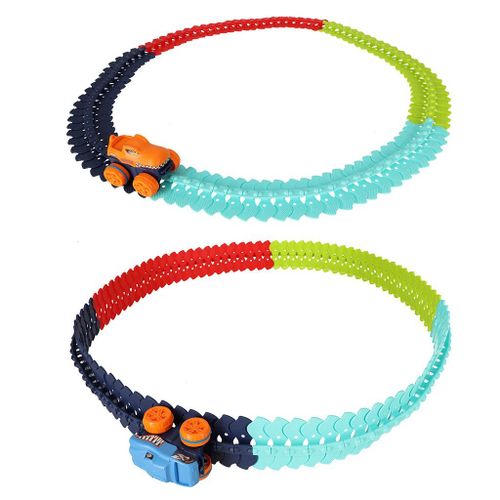 Tor samochodowy wyścigowy z samochodem 102 elementy na Arena.pl