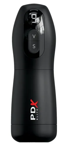 pdx elite suck-o-matic frosted black - automatyczna maszyna intymna na Arena.pl