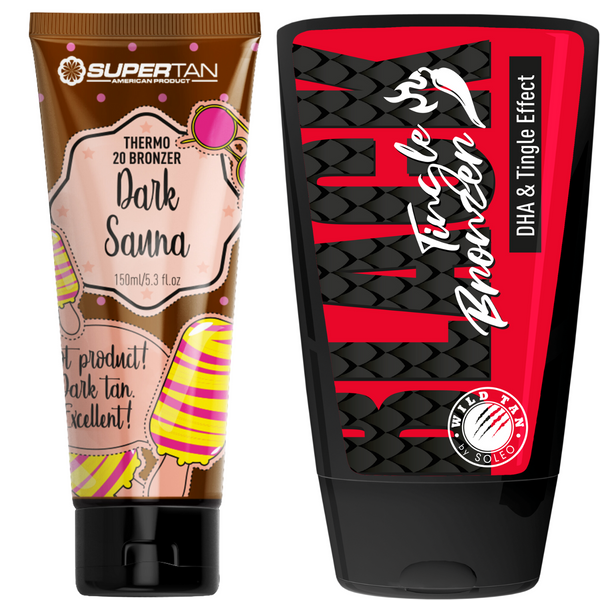 Supertan Dark Sauna + Wild Tan Black Tingle Gratis zdjęcie 1