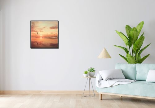 Plakat 60x60cm Spokojna Przystań na Arena.pl
