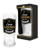 szklanka do piwa 500ml gold człowiek legenda...