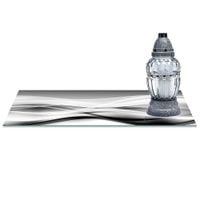 SZKLANA PODSTAWKA POD ZNICZE z dedykacją 60x20cm Fala 198c