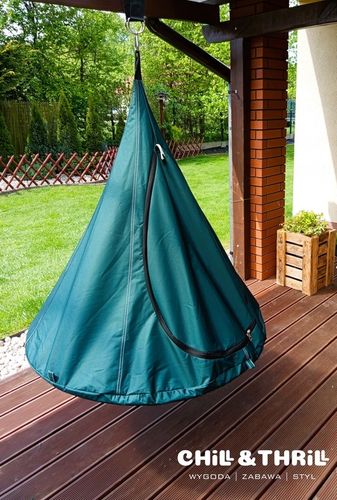 KOKON WISZĄCY NAMIOT HAMAK HUŚTAWKA GNIAZDO DO OGRODU POKOJU 100x110 INNY na Arena.pl