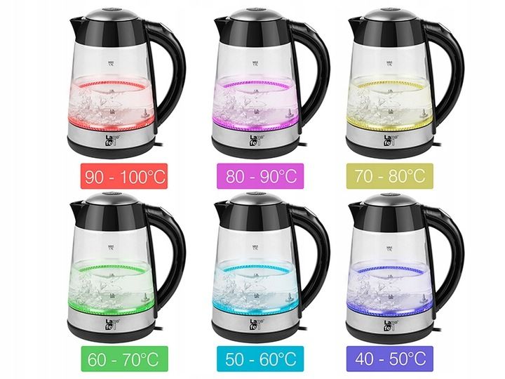 Czajnik z regulacją temperatury LAFE CEG015 1,7l zdjęcie 9