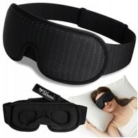 OPASKA NA OCZY do spania 3D maska ZACIEMNIAJĄCA ODDYCHAJĄCA
