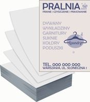 Ulotki A6 reklamowe firmowe 5000szt dużo wzorów do wyboru PRALNIA