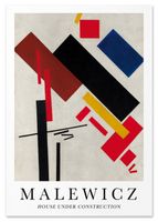 Plakat malewicz geometria obraz 70x100 cm