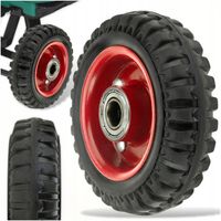KÓŁKO 160mm BEZDĘTKOWE KOŁO METALOWO GUMOWE PEŁNE PIANKOWE WÓZKA ŁOŻYSKACH