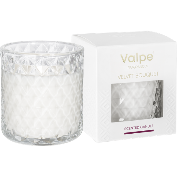 Świeca zapachowa BISPOL Valpe VC-001-458 (Aksamitny bukiet) ~40h zdjęcie 1