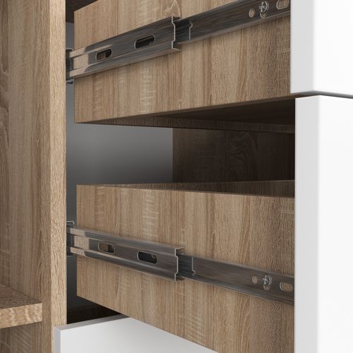 KOMODA K 45 110 cm SONOMA / BIAŁA na Arena.pl