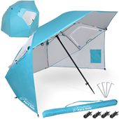 PARASOL PARAWAN PLAŻOWY 240 CM PARA SOLE UPF 50+ NA PLAŻĘ DO OGRODU