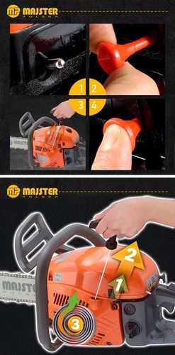 PIŁA spalinowa ALU karter pilarka Łańcuchowa 5,7km 58cm3 2x na Arena.pl