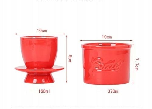 Ceramiczna maselnica, francuska maselniczka z pokrywk?, pojemnik na na Arena.pl