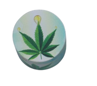 Młynek do Tytoniu Suszu Grinder Crusher Liść Marihuany z Kroplą Olejku CBD