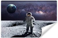 Fototapeta Do Salonu ASTRONAUTA Na Księżycu Kosmos 3D 360cm x 240cm