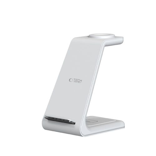tech-protect qi15w-a36 3in1 wireless charger for apple white na Arena.pl