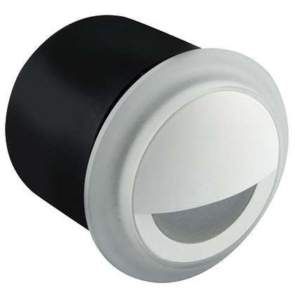 Wpuszczana LAMPA ścienna KAMI LED 3,5W 5700K 03122 Ideus okrągła OPRAWA schodowa IP44 biała zdjęcie 1